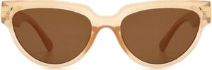 Black Cat Eye Rectangle Sunglasses with Gold Accents - Image 13