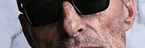 Chunky Black Square Frame Sunglasses with Yellow Lenses - Image 2