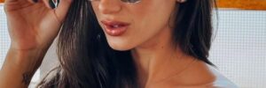 Gold Metal Frame Oval Sunglasses with Dark Lenses - Image 6