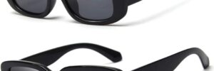 Green Rectangle Frame Fashion Sunglasses - Image 12