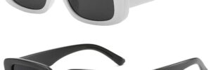 Green Rectangle Frame Fashion Sunglasses - Image 13