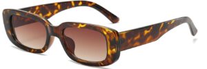 Green Rectangle Frame Fashion Sunglasses - Image 15