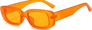 Green Rectangle Frame Fashion Sunglasses - Image 16
