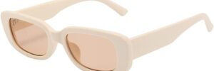 Green Rectangle Frame Fashion Sunglasses - Image 20