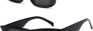 Green Rectangle Frame Fashion Sunglasses - Image 21