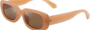 Green Rectangle Frame Fashion Sunglasses - Image 22