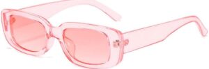 Green Rectangle Frame Fashion Sunglasses - Image 24