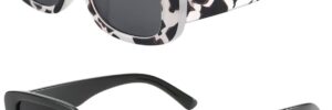 Green Rectangle Frame Fashion Sunglasses - Image 25
