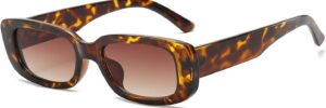 Green Rectangle Frame Fashion Sunglasses - Image 27