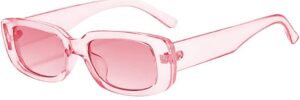 Green Rectangle Frame Fashion Sunglasses - Image 8