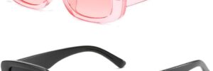 Green Rectangle Frame Fashion Sunglasses - Image 9