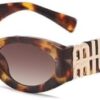 Mtzjh Vintage Cat Eye For Women Sunglasses Personality Resin Lens Travel Eyewear Girls Cute Small Frame Goggles
