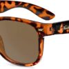 Tortoise Shell Pattern Fort Knocks Polarized Sunglasses