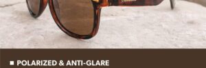 Tortoise Shell Pattern Fort Knocks Polarized Sunglasses - Image 2
