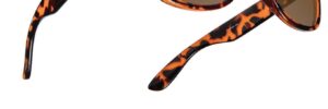 Tortoise Shell Pattern Fort Knocks Polarized Sunglasses - Image 3