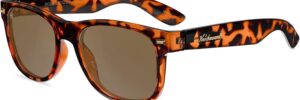 Tortoise Shell Pattern Fort Knocks Polarized Sunglasses